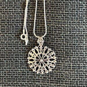 Sterling Silver Filigree Necklace